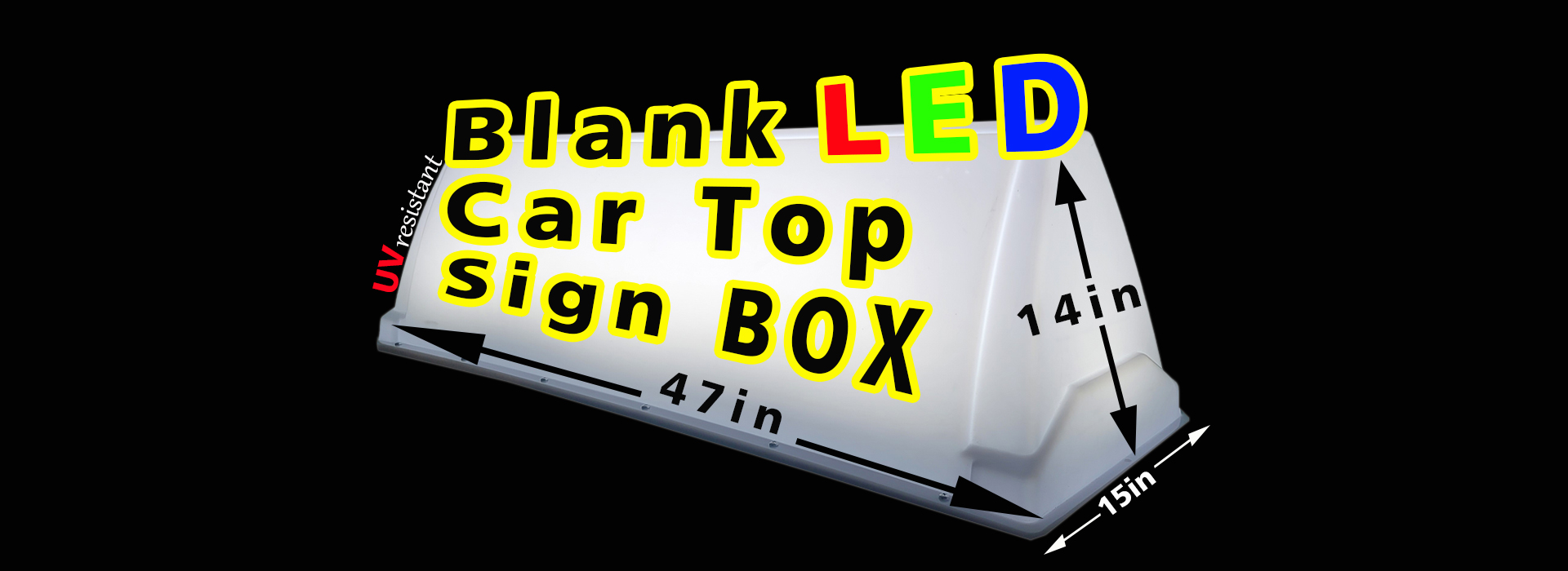 Car Top Sign Box